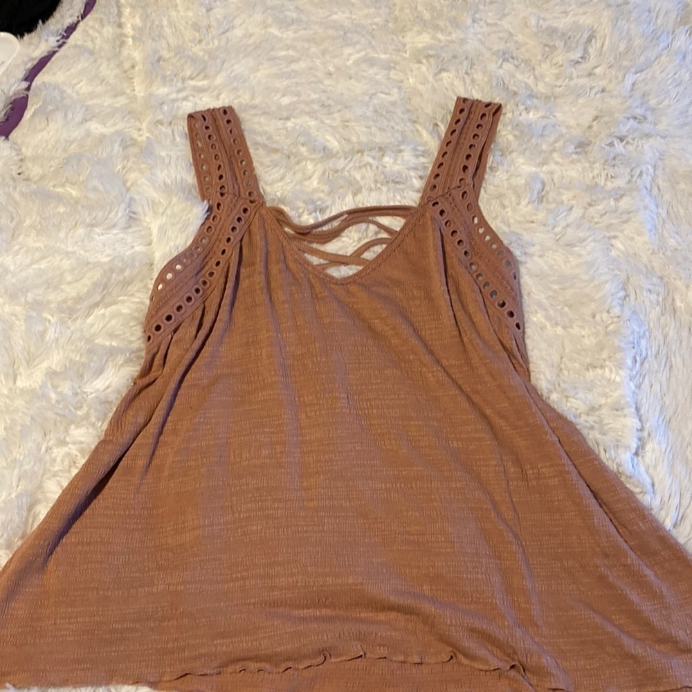 Blush tank top